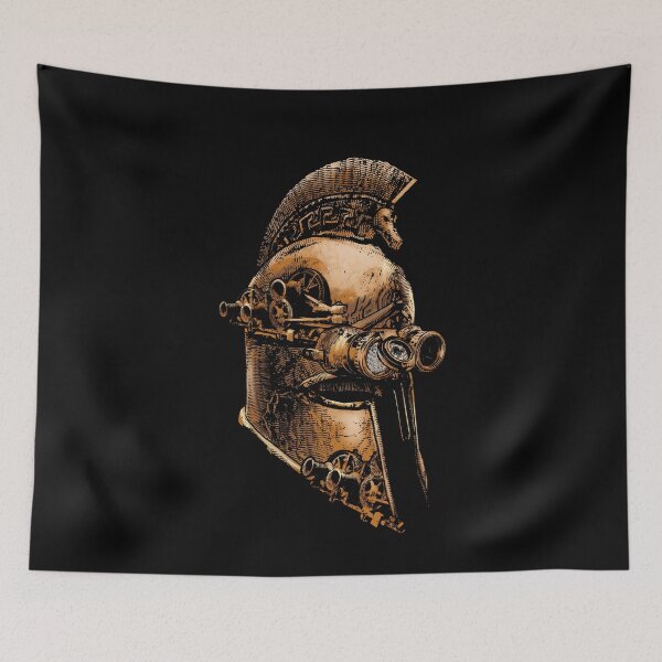 Item preview, Steampunk Ancient Greek Spartan Hoplite Helmet designed and sold by Styrman.