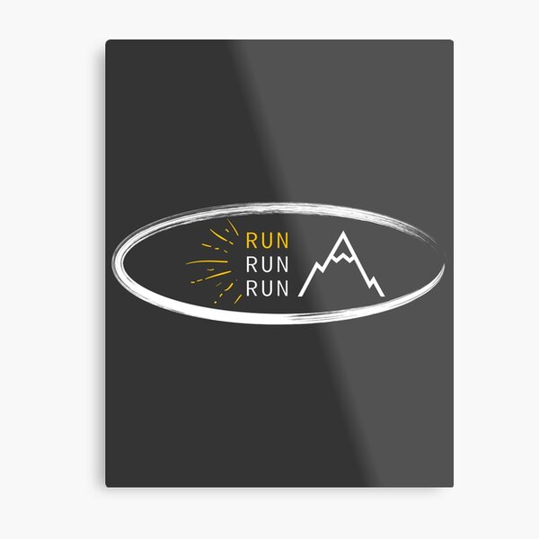 Run, Run, Run Metal Print