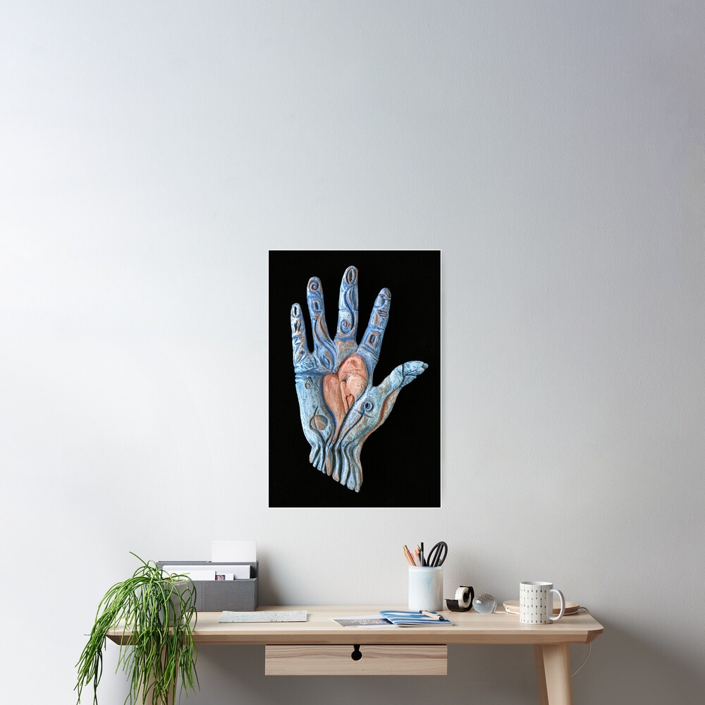 Hand Heart Poster