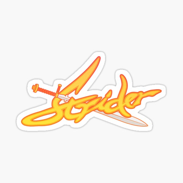 Strider Logo - Sunset Edition Sticker