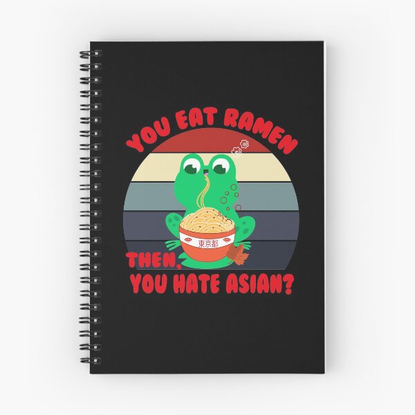Item preview,  Frog,Leaves Ramen, Funny Croaker Vintage Design Gift For Caecilian Lover Boyfriend designed and sold by Rassitni.