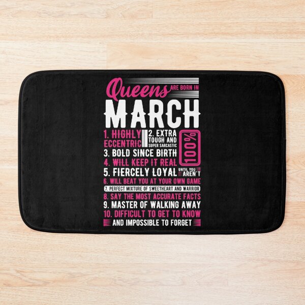 Item preview, Queens Are Born In March - Birthday March Boy and Girl Gift Queens Are Born In March Design & Gifts designed and sold by shirti.