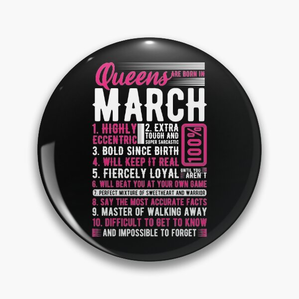Item preview, Queens Are Born In March - Birthday March Boy and Girl Gift Queens Are Born In March Design & Gifts designed and sold by shirti.