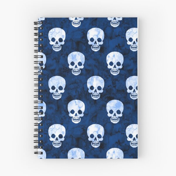 Artikelvorschau,  Happy Skulls Blue entworfen und verkauft von Paisley Yazel.