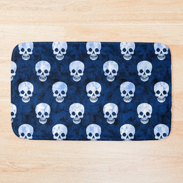 Item preview, Happy Skulls Blue designed and sold by Paisley Yazel.