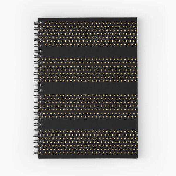 Item preview, Black and Yellow Polka Dotted Stripes designed and sold by BLMcreations.