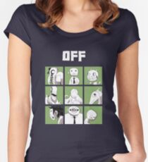 OFF - The complete crew Women's Fitted Scoop T-Shirt