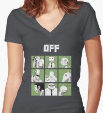 OFF - The complete crew Women's Fitted V-Neck T-Shirt