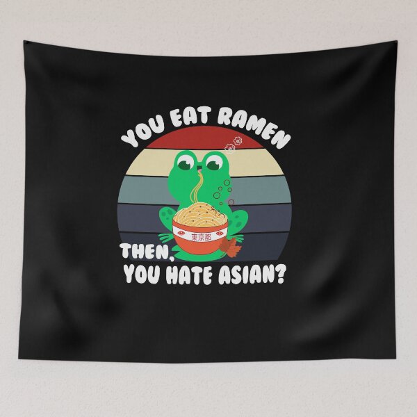 Item preview,   Frog,Leaves Ramen, Funny Croaker Vintage Design Gift For Caecilian Lover Boyfriend designed and sold by Rassitni.