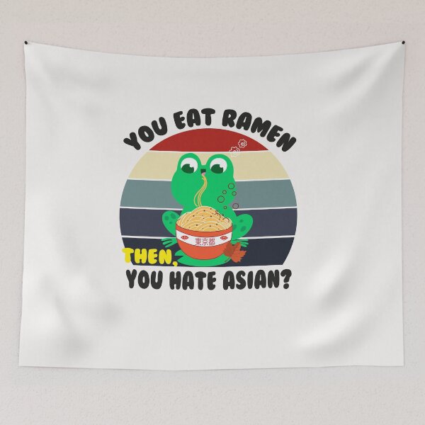 Item preview,   Frog,Leaves Ramen, Funny Croaker Vintage Design Gift For Caecilian Lover Boyfriend designed and sold by Rassitni.