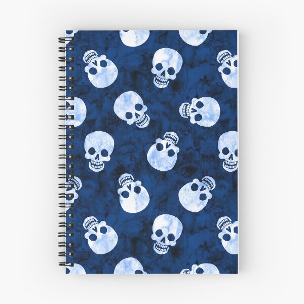 Item preview, Happy Skull Scatter Blue designed and sold by Paisley Yazel.