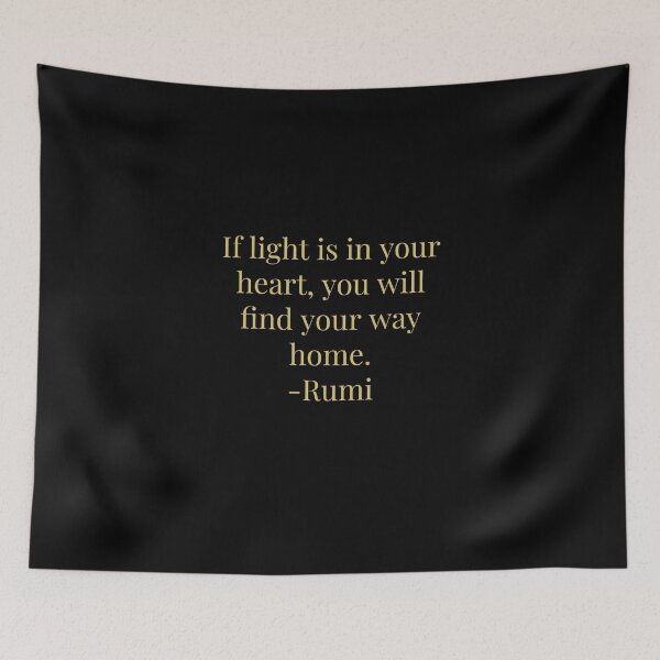 Item preview, if light is in your heart - Rumi designed and sold by uphustle.