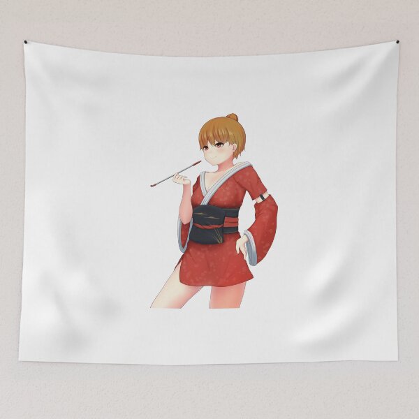 Item preview, Japanese in Kimono, smokes a Kiseru designed and sold by AbinSur99.
