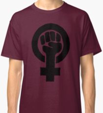 Black Woman Power Fist Classic T-Shirt