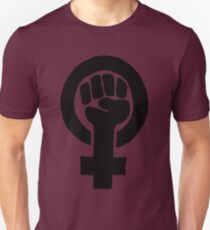 Black Woman Power Fist Unisex T-Shirt