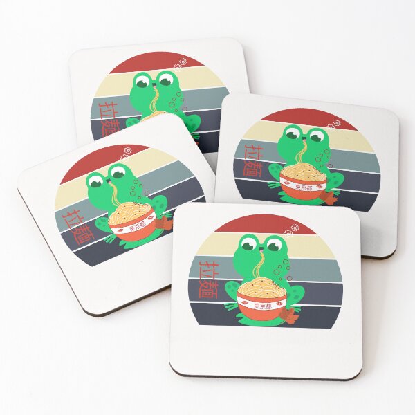 Item preview, Frog,Leaves Ramen, Funny Croaker Vintage Design Gift For Caecilian Lover Boyfriend designed and sold by Rassitni.