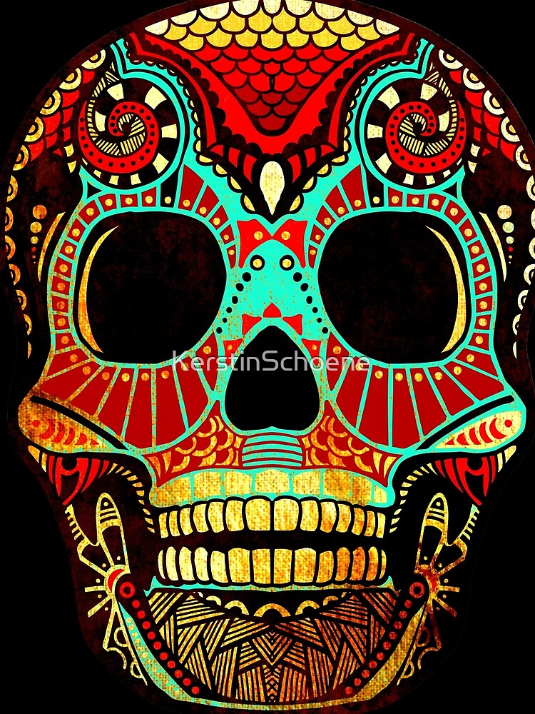Grunge Skull No.2 by KerstinSchoene