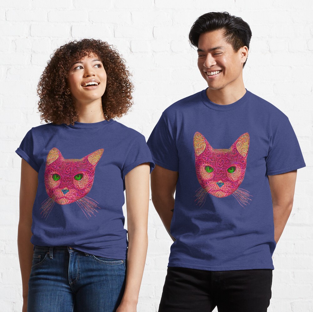 Rose Hungry Cat Classic T-Shirt