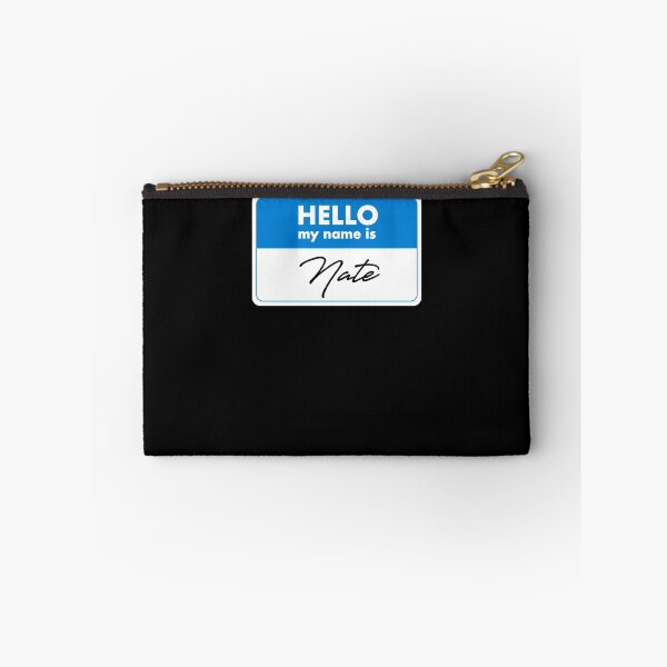 Item preview, Hello My Name Is Nate Name Tag Gift designed and sold by SuperFreshArt.