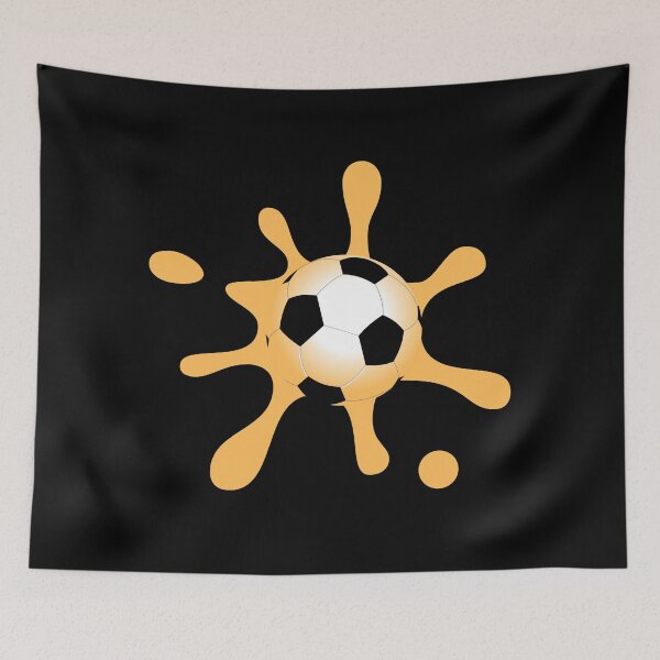 Item preview, Light Yellow Paint Splatter Soccer Ball designed and sold by Ani1111.