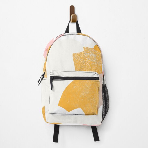 Item preview, Abstract shapes yellow, pink, beige designed and sold by Nadezda Kravcenko.