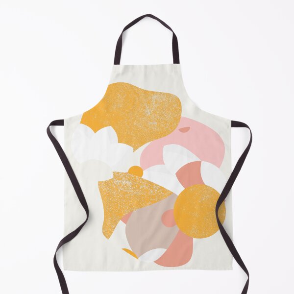Item preview, Abstract shapes yellow, pink, beige designed and sold by Nadezda Kravcenko.