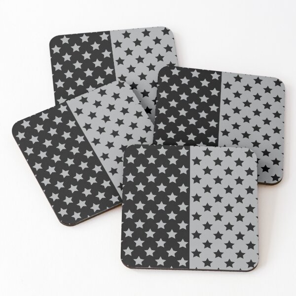 Item preview, Black & Gray Crazy Stars designed and sold by OddPop.