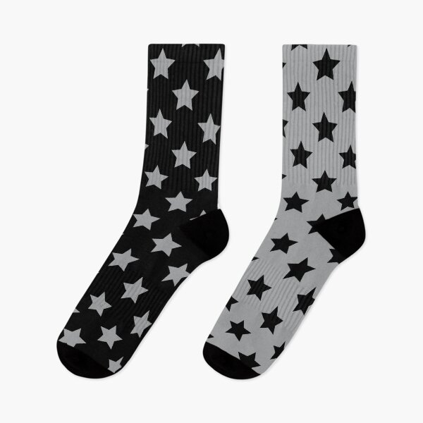 Item preview, Black & Gray Crazy Stars designed and sold by OddPop.