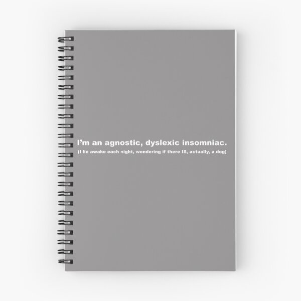Item preview, Agnóstico, Disléxico, Insomne designed and sold by DarkDynamic.
