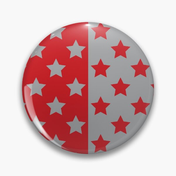 Item preview, Red & Gray Crazy Stars designed and sold by OddPop.