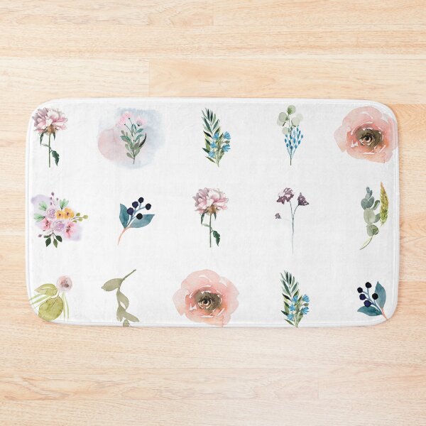 Item preview, Bujo Watercolor Floral Elements Pack of 20 designed and sold by hashnan21.