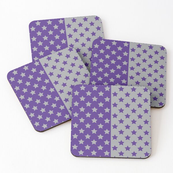 Item preview, Purple & Gray Crazy Stars designed and sold by OddPop.