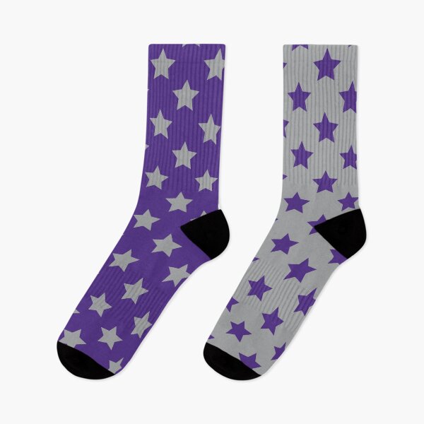 Item preview, Purple & Gray Crazy Stars designed and sold by OddPop.
