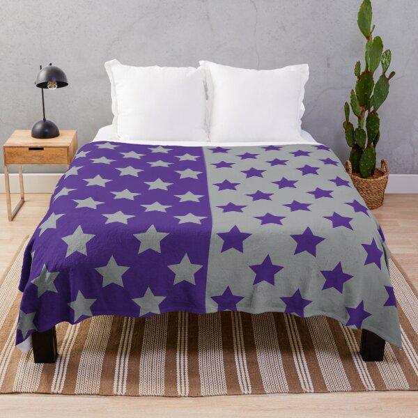 Item preview, Purple & Gray Crazy Stars designed and sold by OddPop.