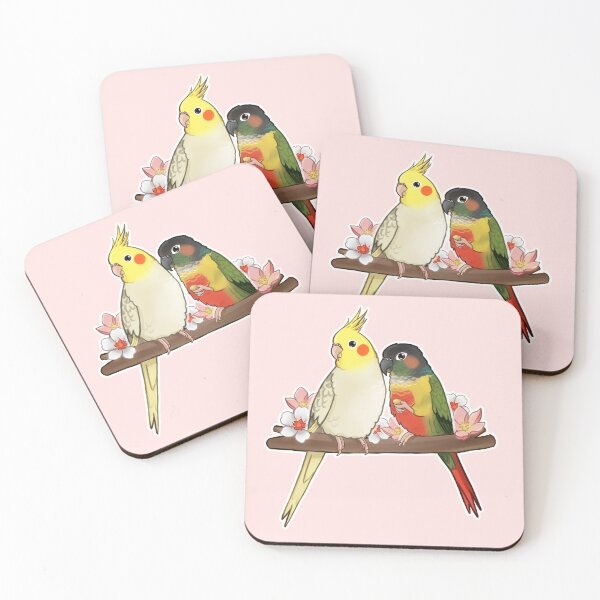 Item preview, Cute Cockatiel and Conure designed and sold by meruesan.