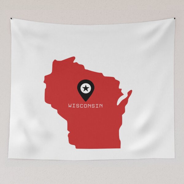 Item preview, Wisconsin University Red  designed and sold by JessyDesigns.