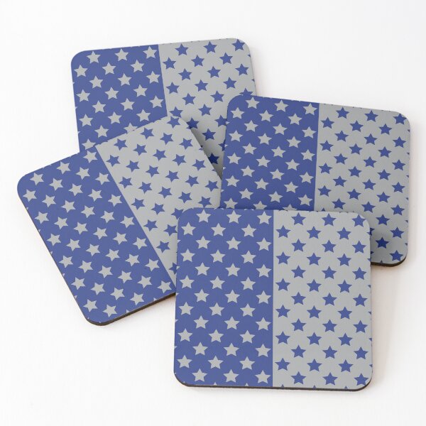 Item preview, Blue & Gray Crazy Stars designed and sold by OddPop.