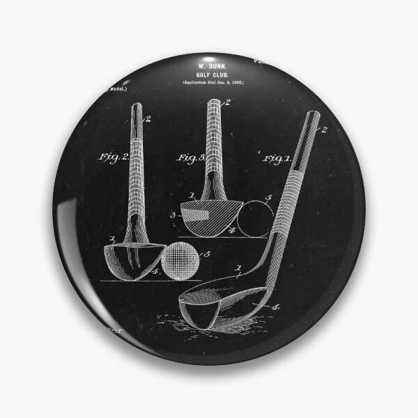 Artikelvorschau, Golfschläger um 1900 - schwarz entworfen und verkauft von Delphimages Art.