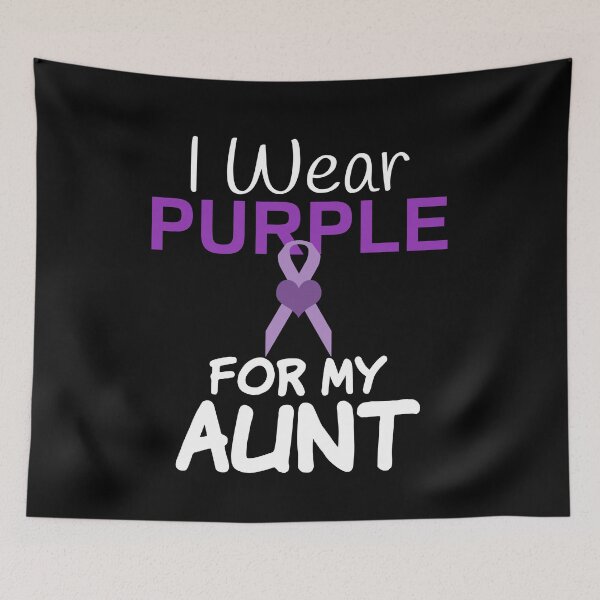 Item preview, I Wear Purple For My Aunt designed and sold by CreativeBel.