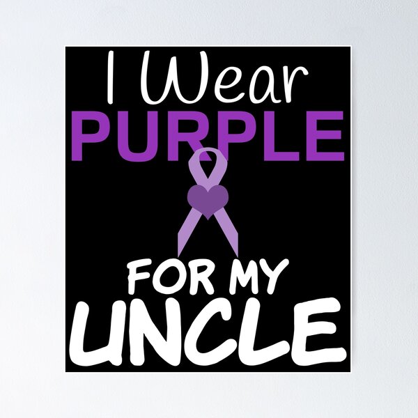 Item preview, I Wear Purple For My Uncle designed and sold by CreativeBel.