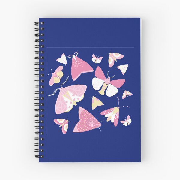 Item preview, Flock of moths pink blue  designed and sold by shushunya13.