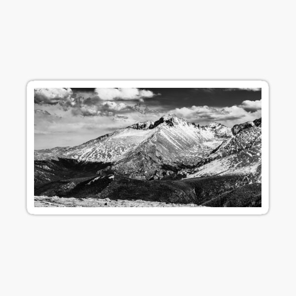 Longs Peak From Trail Ridge Road Sticker