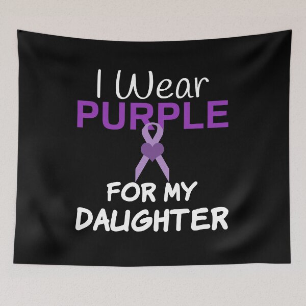 Item preview, I Wear Purple For My Daughter designed and sold by CreativeBel.