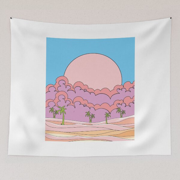 Item preview, Retro Sun Sandstorm In The Desert designed and sold by flofin.