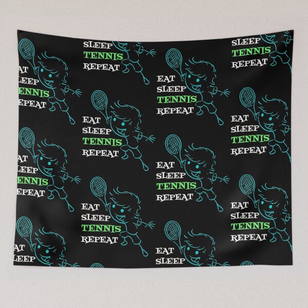 Item preview, Eat Sleep Tennis Repeat designed and sold by ss1a.