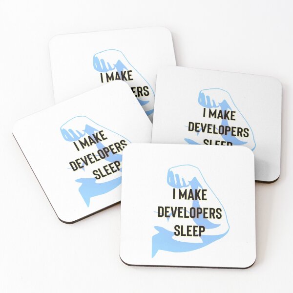Item preview, Funny Qa I make developers sleep t-shirt designed and sold by Midouguechi.