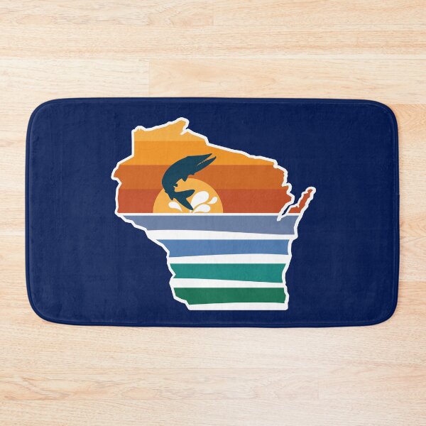 Item preview, Wisconsin Sunset Sunrise Musky Splash designed and sold by gstrehlow2011.