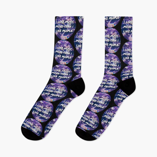 Item preview, I Like Music More Than I Like People designed and sold by Sour Soul.