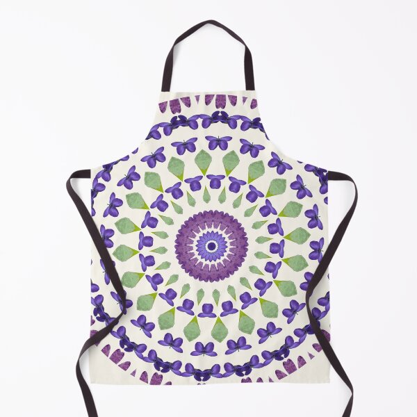 Item preview, February Birthday Amethyst Birthstone & Violet Flower Mandala designed and sold by TrendyArtPrints.