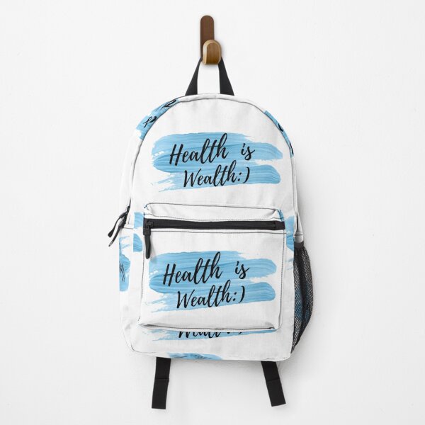 Item preview, Health is Wealth:) designed and sold by Kid Wits Ink "Wise enough to leave a lasting impression!".